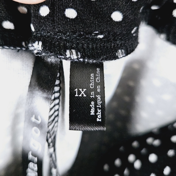 MEG & MARGOT | polkadot stretch flowy drawstring jogger pants - Picture 7 of 9